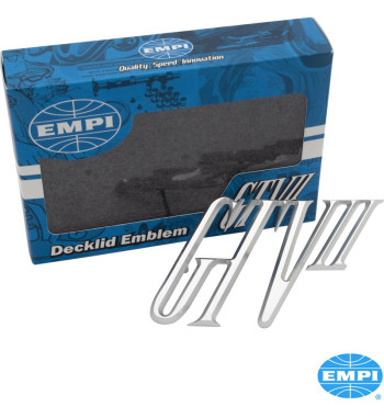 GTV II emblem for engine lid. Made of billet aluminium