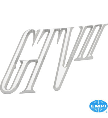 GTV II emblem for engine lid. Made of billet aluminium