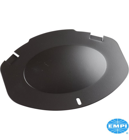 Rear chassis tunnel inspection cover. Allows access to the gear shift coupling