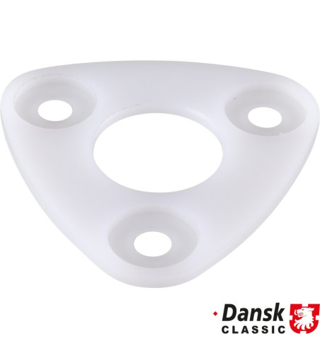 Base gasket for quarter window latch, plastic, 1.0 mm