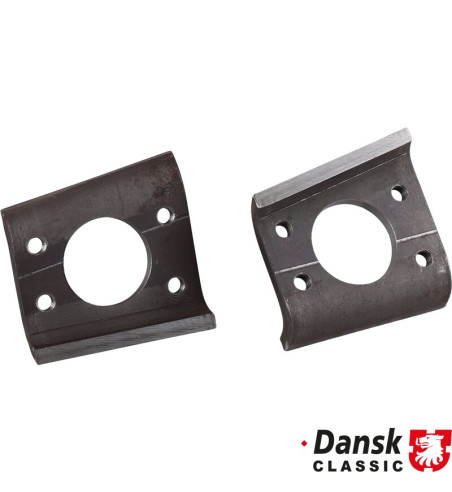Mounting bracket set for bolt on roll bar, left and right