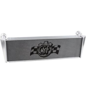 Radiator, 608x168x44 mm, centre. Made of aluminium and plastic