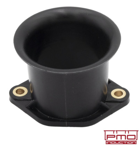 Velocity stack, MFI and carburettor, OE style, black, 46 mm