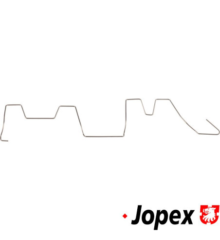 Retaining clip for push rod tube