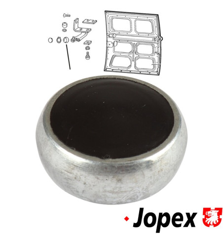 Sliding door roller wheel, lower