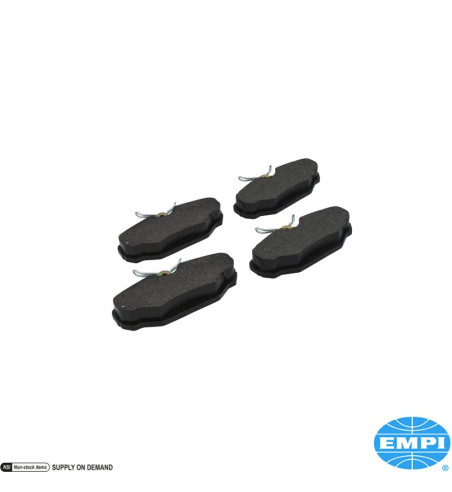 Brake pad set, rear. For Empi no. 22-6123-B and 22-6124-B