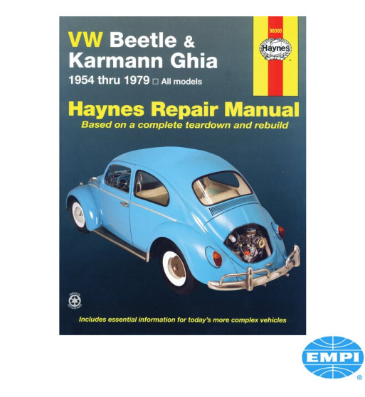 Haynes repair manual VW Type 1/Karmann Ghia Haynes repair manual VW Type 1/Karmann Ghia