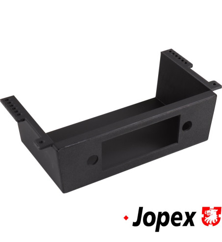 Universal radio console, dashboard lower, black