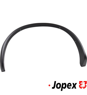 Wheel arch, plastic, rear, left