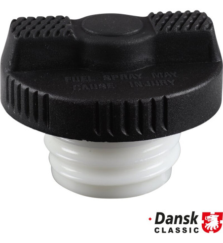 Fuel tank cap, not lockable. Made of plastic