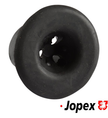 Grommet water drainage trough trunk