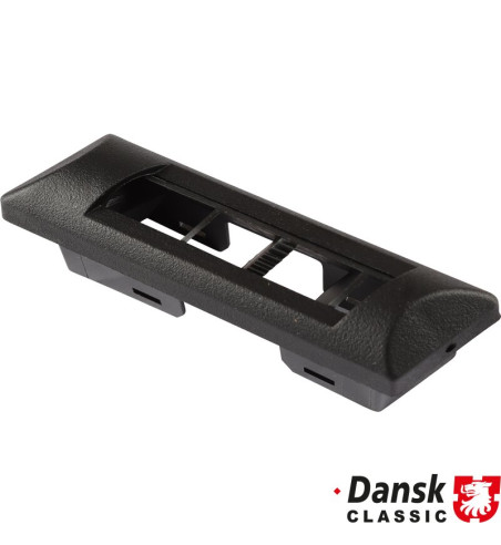 Air vent in dashboard, left, black