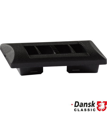 Air vent in dashboard, right, black