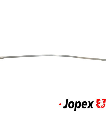 Connecting hose between brake fluid tank and upper refill tank