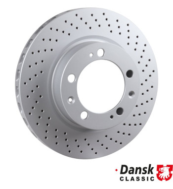 Brake disc, front, right, 304x32 mm, coated