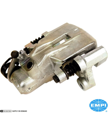 Brake caliper without brake pads, rear, right