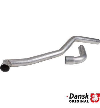 Heater tube set inside side member, metal, 2 pieces, right. Fits inside 1682500380