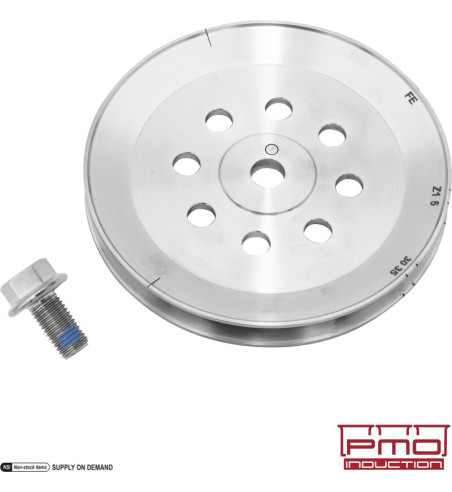 Pulley for crankshaft, Ø134 mm, titanium