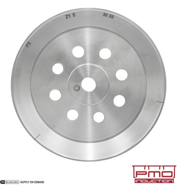 Pulley for crankshaft, Ø134 mm, titanium