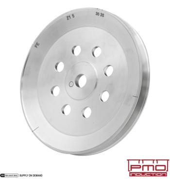 Pulley for crankshaft, Ø134 mm, titanium