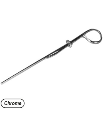 Oil dipstick. Made of chromed steel