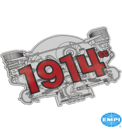 Sticker, engine 1914cc Sticker, engine 1914cc
