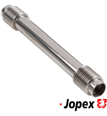 Push rod tube without seals, 200 mm. Made of stainless steel