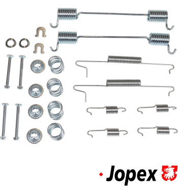 Quick kit for brake shoe, rear