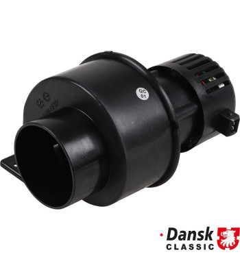 Blower motor with housing for heater, left