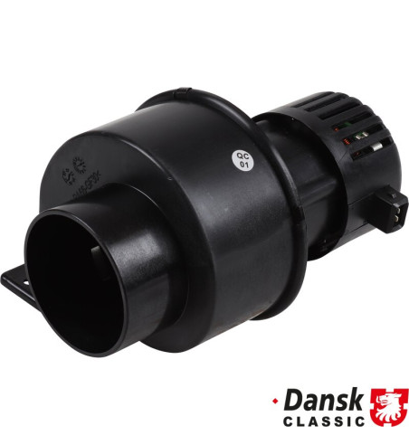 Blower motor with housing for heater, left