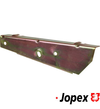 Heat shield at manifold, upper