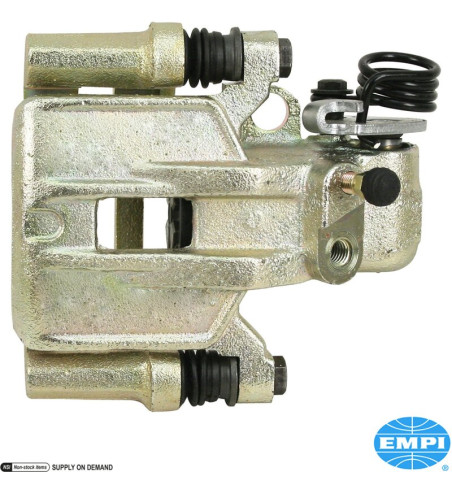 Brake caliper without brake pads, rear, left