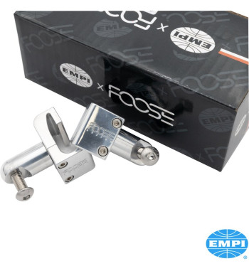 Door mirror mount, Early Style, FOOSE. Made of polished aluminium