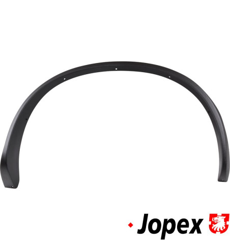 Wheel arch, plastic, rear, right