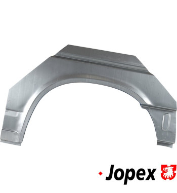 Wheel arch, rear, left. Fits long wheel base