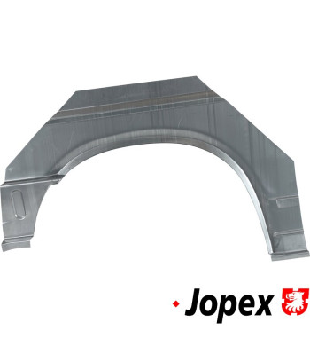 Wheel arch, rear, left. Fits long wheel base