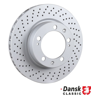 Brake disc, front, left, 304x32 mm, coated