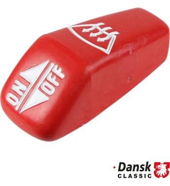 Knob for heater lever, red