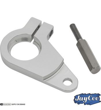 Zacisk do aparatu zapłonowego, VW Type 4, Billet Style, aluminium, srebrny
