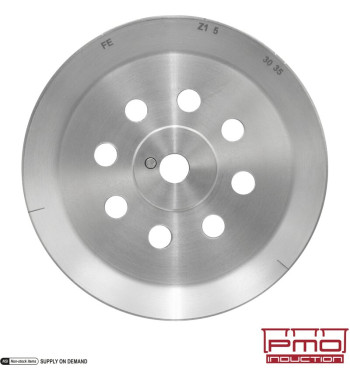 Pulley for crankshaft, Ø131 mm, titanium