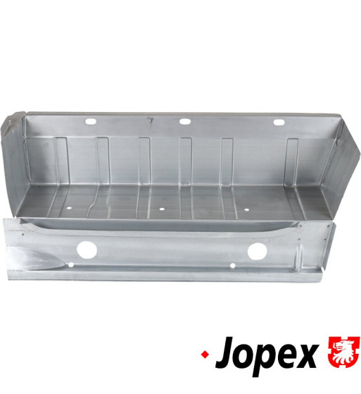 Door step with end walls, front, right Door step with end walls, front, right