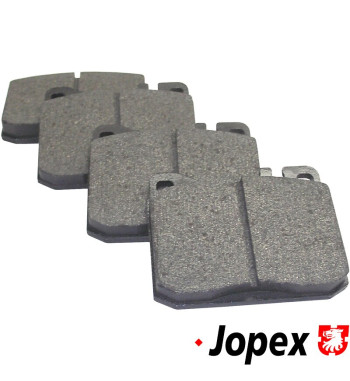 Brake pad set, front, 15.0 mm