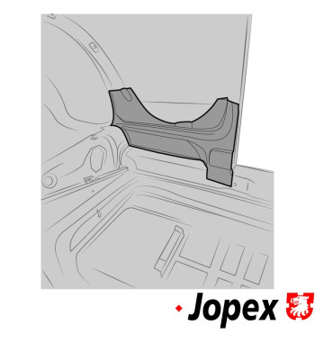 Repair piece, inner side panel behind door, right