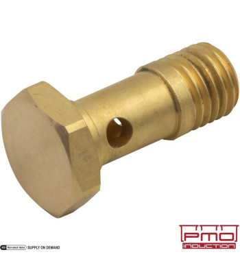 Banjo bolt for Weber carburettor fuel inlet