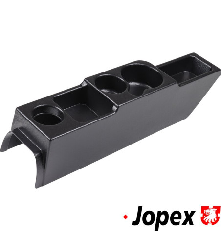 Center console at floor, plastic