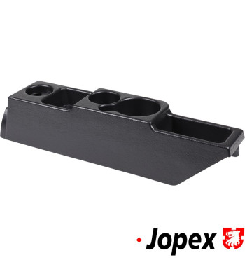 Center console at floor, plastic