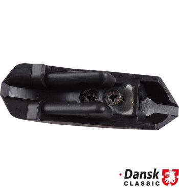 Protection cap for vent window including 2 screws. 2 pieces needed per car