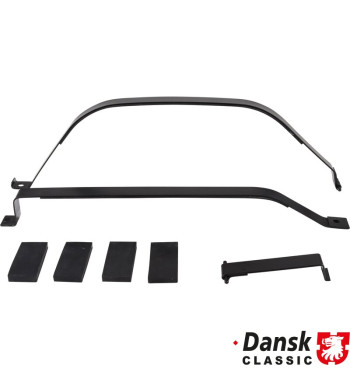 Fuel tank strap set, 3 pieces. Fits JP No. 1615601000