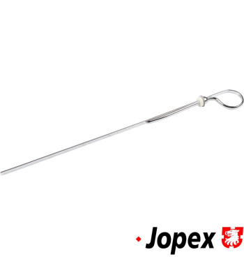 Oil dipstick, 293 mm. Made of chromed steel