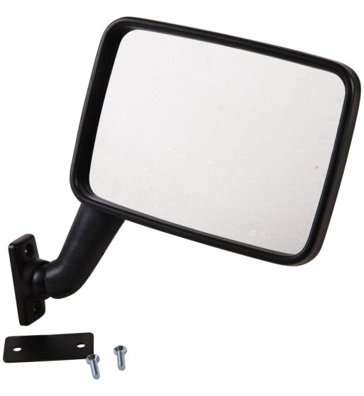 Door mirror, with E-mark, convex, black, left, Hagus, Germany Door mirror, with E-mark, convex, black, left, Hagus, Germany